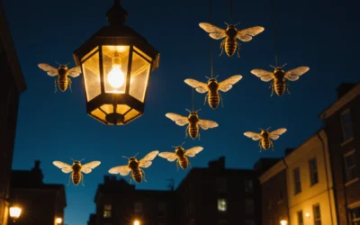 Mystère nocturne : pourquoi les frelons aiment la lumière