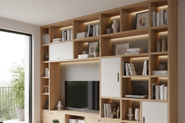 étagères de rangement