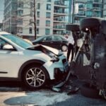 dégâts de carrosserie