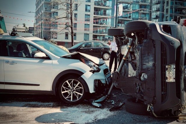 dégâts de carrosserie