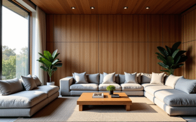 Pourquoi adopter les panneaux acoustiques en bois : la solution discrète pour un salon plus silencieux ?